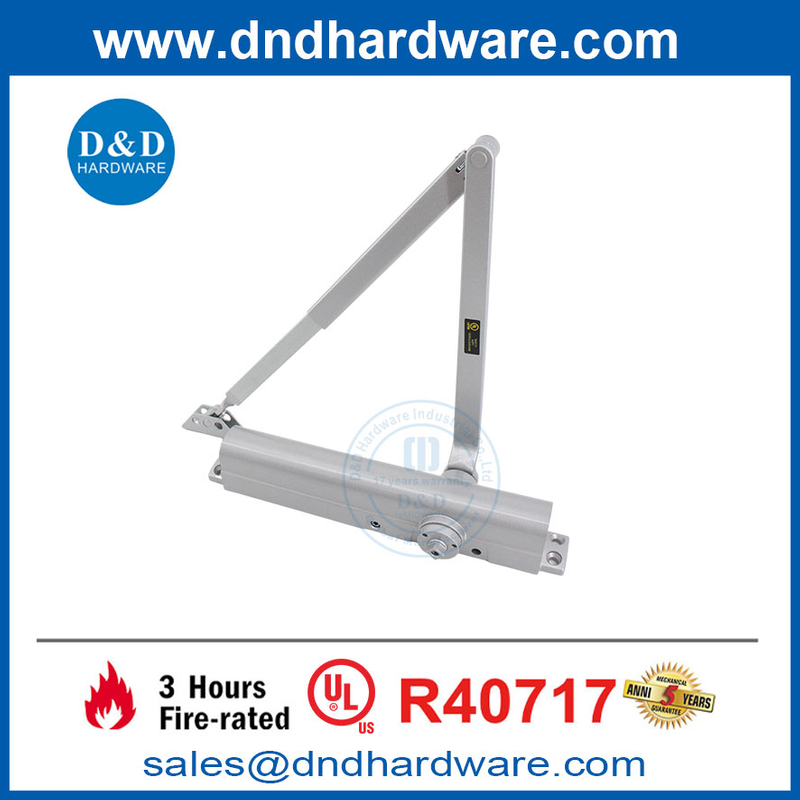 UL Standard Fire Retar Delay Action lourde en bois Auto Door Dosters-DDDC059DA