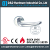 Acier inoxydable 316 Handle de levier de créateur populaire sur rose pour la porte double -ddth033