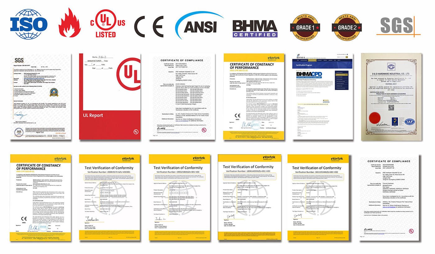 Certificat D&D