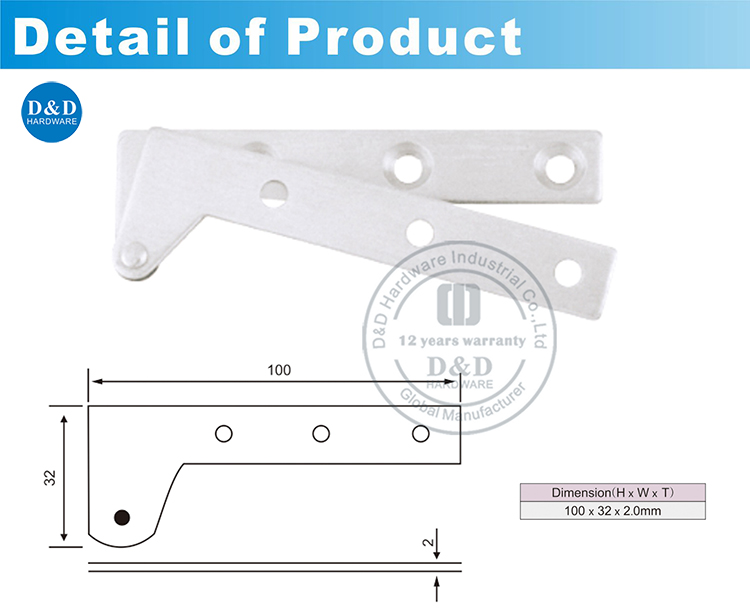 Hardware de charnière pivot de pivot interne-DDSSS051-DDSSS051-DDSSSS051-DDSSS051