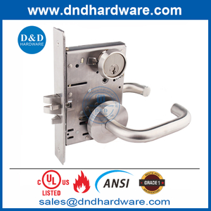 Verrouillage de porte de bureau en acier inoxydable 304 Board ANSI UL LORVER LORT POUR LA PORTE-DDAL04 F04
