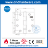 Charnière de porte en acier inoxydable 316 argentée répertoriée UL - DDSS002-FR-4.5X4.5X3