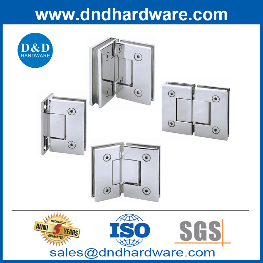 Verre en acier inoxydable aux charnières de porte en verre pour les portes en perspex-ddgh002