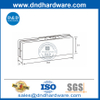 Raccord de patch inférieur en aluminium de bonne qualité pour la porte en verre-DDPT001