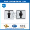 Plaque de porte de toilette pour lavabo masculin en acier inoxydable Plaque-DDDSP001