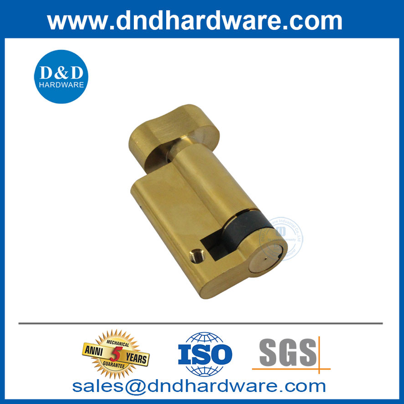 Porte de salle de bain sans clé Small Euro Brass Malon Cylindre Cylindre - DDLC009