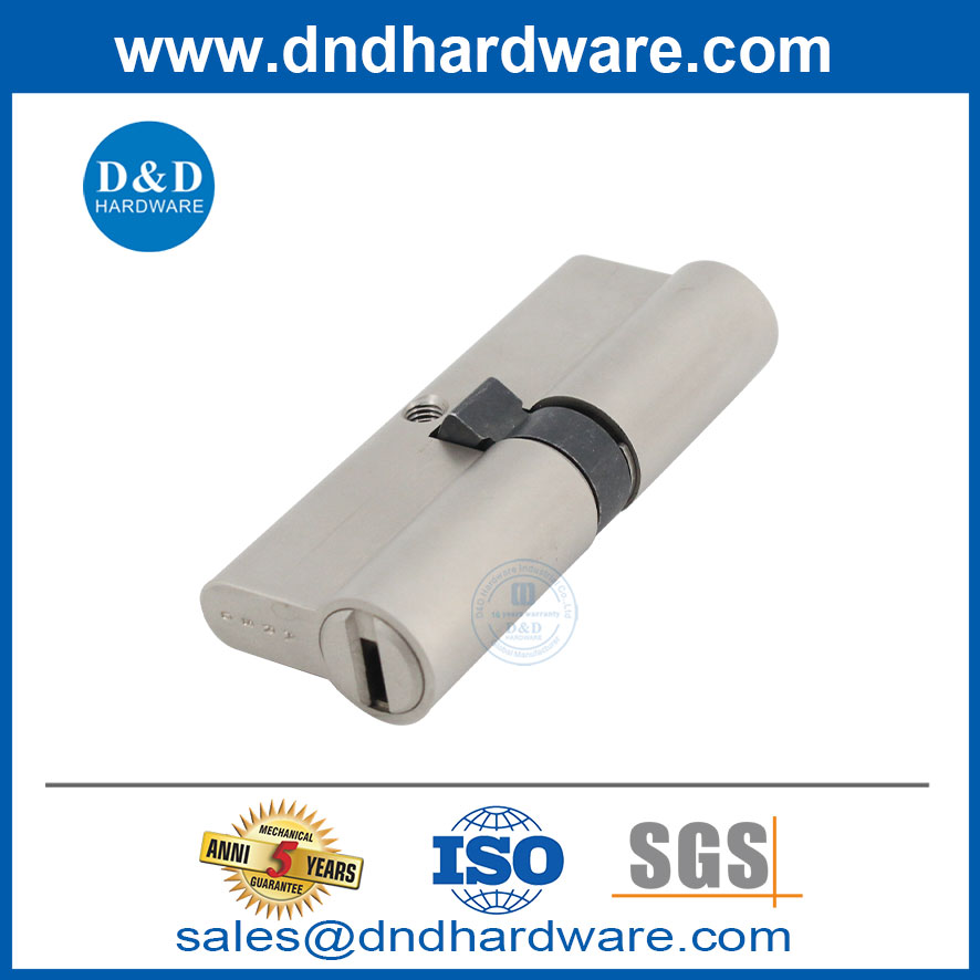 Euro High Security Lock Cylinders Double porte Cylindre Lock avec clés en laiton-DDLC023
