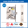 Latchbolt exploité par bouton / levier ANSI UL PASSE PORTE LOCK-DDAL01 F01