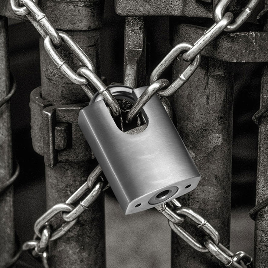Types de cadenas de quincaillerie Préparers Horlocs en acier inoxydable American verrouillage de verrouillage-ddpl006