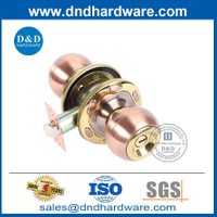 Cuivre antique en alliage en zinc et bouton de porte polonais pour une porte intérieure-DDLK054