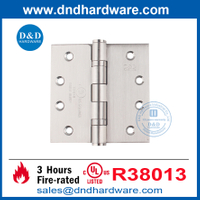 316 acier inoxydable UL 10c Ipprin 4 pouces charnière de porte pour chambre-DDSS001-FR-4x4x3.0