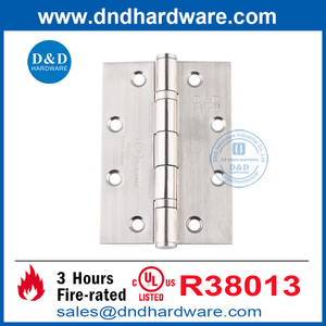UL Listé de porte métallique en acier inoxydable 316 Template Porte de feu Hinge- DDSS005-FR-5X3.5x3.0