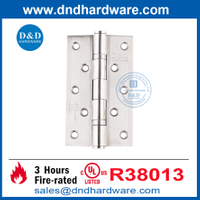 SS Grade 304 UL Litté sur la charnière des fesses en feu pour la porte extérieure-DDSS005-FR-5X3X3