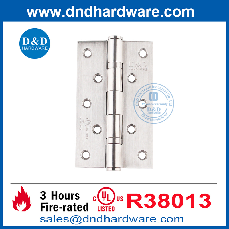 UL Listé en acier inoxydable 316 Hinge de crosse de porte d'incendie pour la porte interne-DDSS005-FR-5X3X3