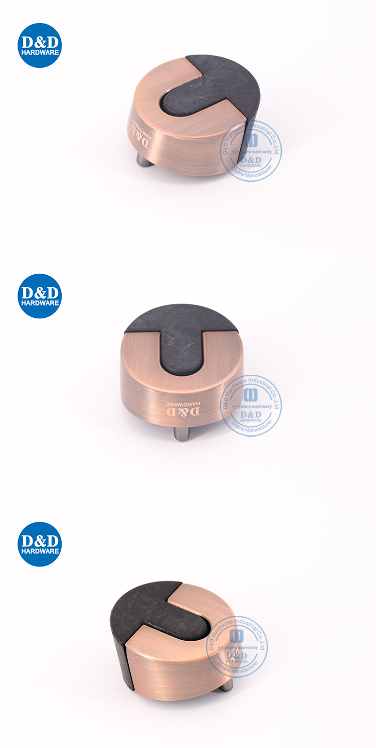 Stopper de porte en cuivre antique-ddds006 