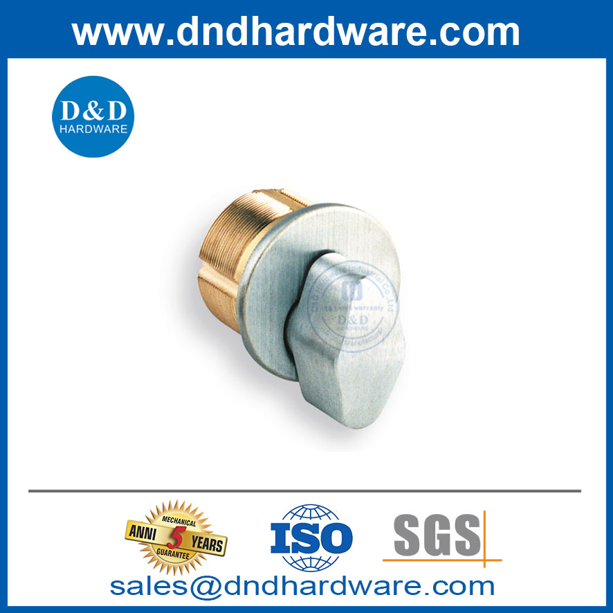 Cylindre ANSI Mortsie Turn Turn Lock Cylinder RIM en laiton massif-ddlc019