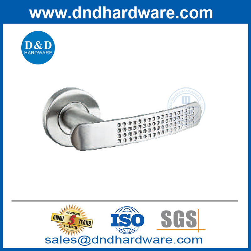 Poignées de porte en métal Le leviers de poignée de porte solide en acier inoxydable-DDSH051