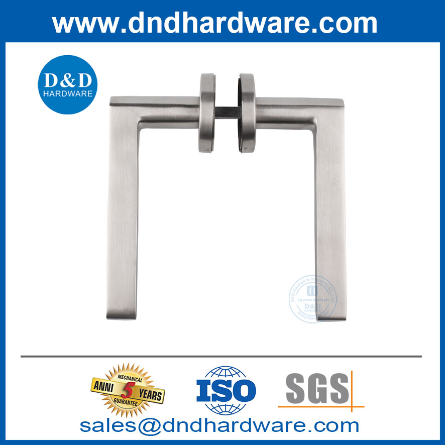 Poignées de porte industrielles en acier inoxydable Handles de porte moderne intérieure-DDTH022