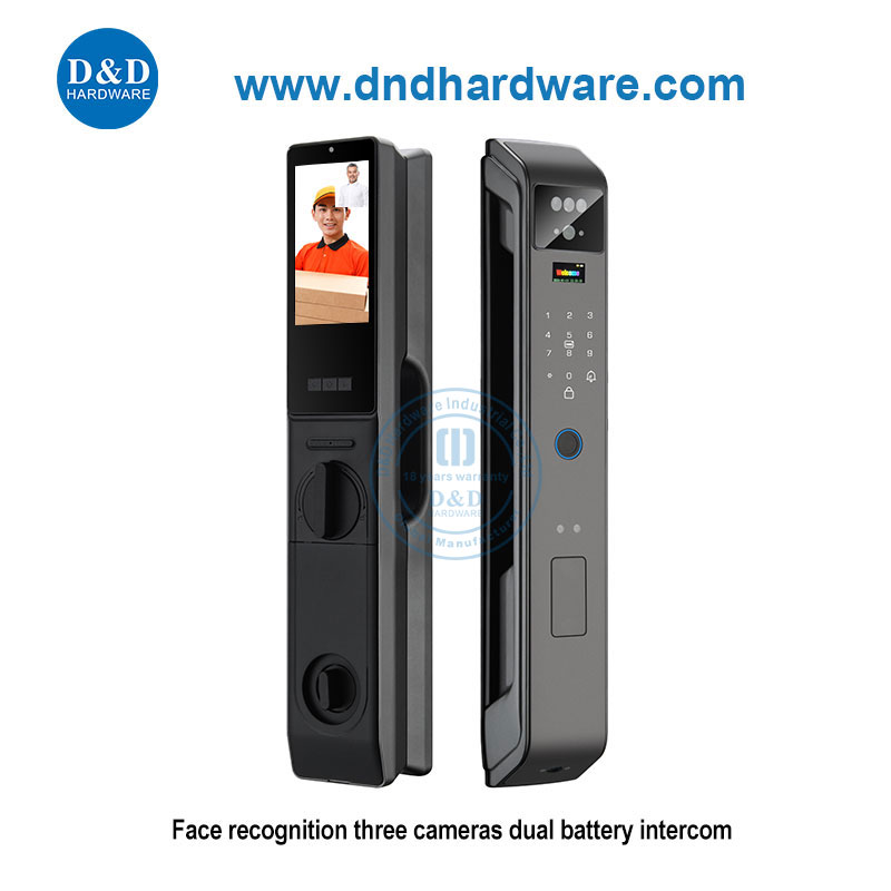 Porte d'empreintes digitales biométriques imperméable numérique Smart Lock-Ddel004 commerciale Smart Lock-Ddel004