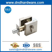 Ensemble de verrouillage de porte d'entrée avec pêne-bold en alliage en zinc double cylindre ddlk021 à paille