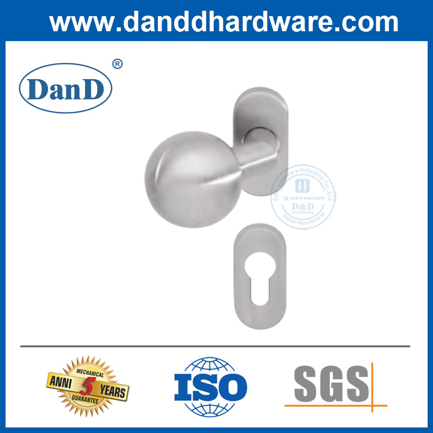 Design moderne 304 Poigure de porte en acier inoxydable Handle de mouton de cadre étroit DDNH004
