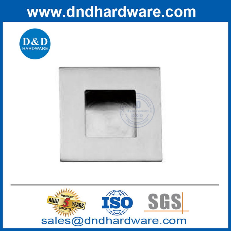 Poignée moderne poignée de porte uniques poignées de meubles carrés coulissants mancheur-ddfh072