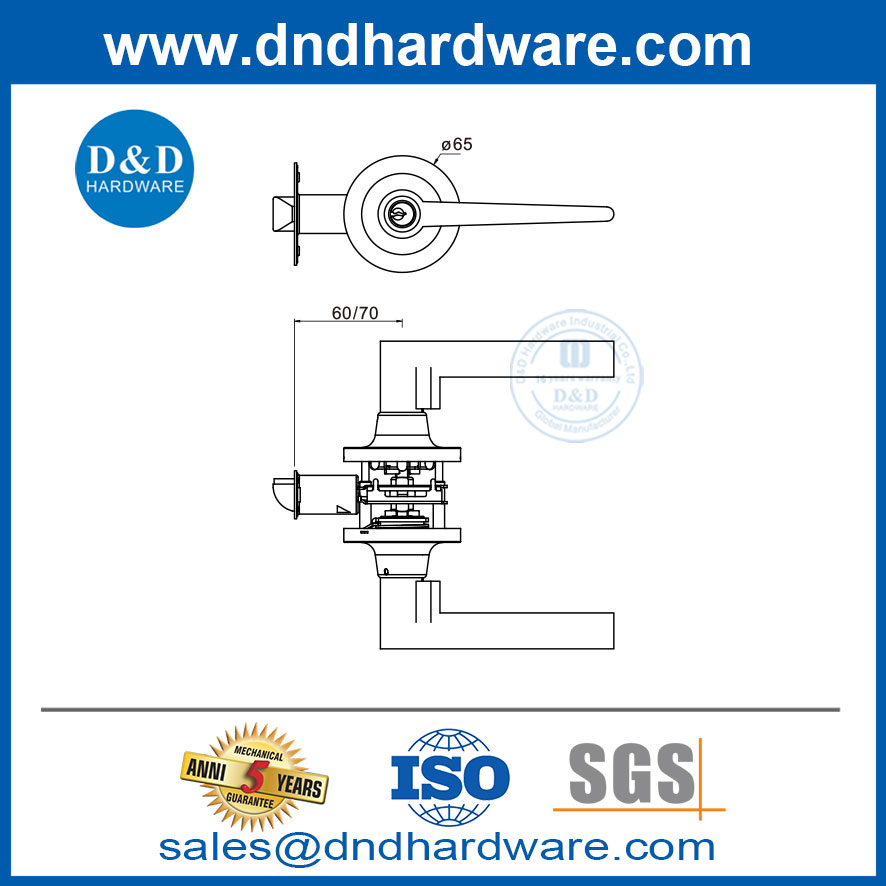 SETTRESSE DE PORTE FROCT LOCKSETS INOXED SEART HAUTWAY