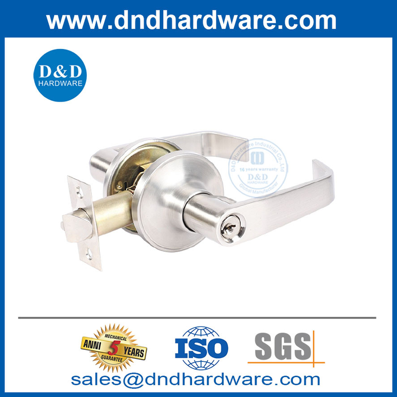 Sentes de verrouillage de porte d'entrée à double cylindre Lockset-set-ensemble-ddlk014 en acier inoxydable