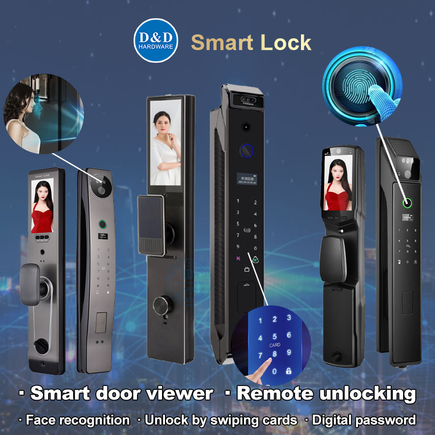 Application électronique Automatique Biométrique Empreinte numérique Digital Smart Door Lock-Ddel016