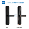 Empreinte digitale sans clé antique Copper Smart Digital Door pour appartement-DDL004