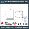Bouclage mural cylindrique en acier inoxydable pour la porte de la salle de bain - DDDS092