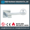 Antirust moderne le levier solide vertical poignée de levier avec rose carrée pour la porte de la salle de bain - DDSH111