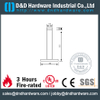 Porte-porte murale droite en acier inoxydable pour la porte de la salle de lavage - DDDS060