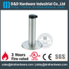 Alliage de zinc drôle de porte en caoutchouc noir cylindrique pour la porte en bois massif - ddds059