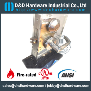 Serrure de porte à mortaise durable ANSI SS304-DDAL14 F14