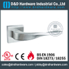  Handle de levier solide en acier inoxydable avec rose carrée pour porte intérieure - DDSH057 