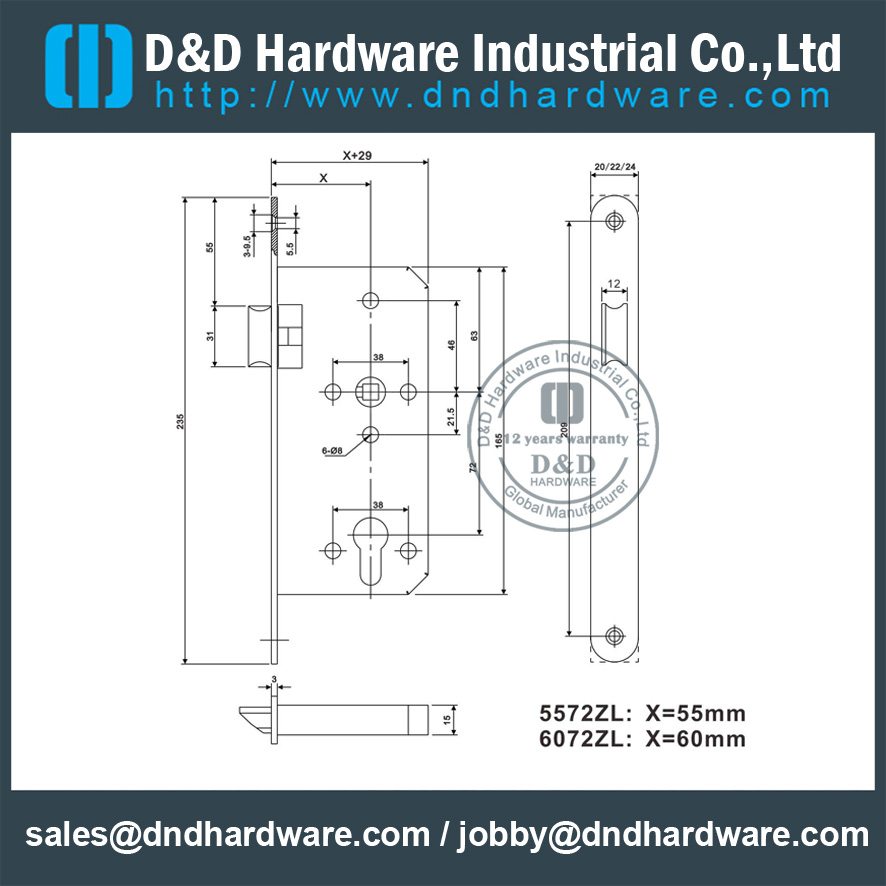 DD5572ZL-dimension
